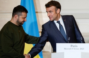 Οι πρόεδροι Γαλλίας και Ουκρανίας