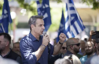 Κυριάκος Μητσοτάκης στη Στυλίδα