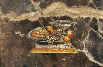 Πίτσα τοιχογραφία - Πομπηία