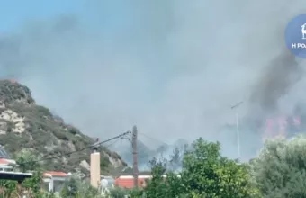 Φωτιά στην Ρόδο