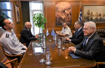 Συνάντηση Αλκιβιάδη Στεφανή με τον Πρέσβη του Ισραήλ Νόαμ Κάτζ 
