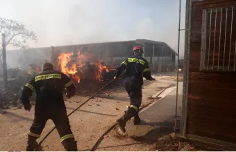 φωτιά στο Λαγονήσι
