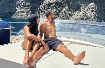 Ο Stephen Curry με τη σύζυγό του 