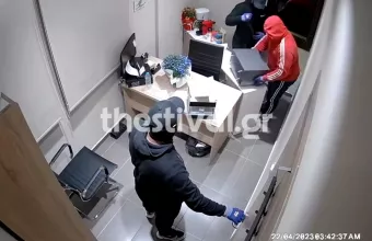 Κλοπή χρηματοκιβωτίου σε οίκο ευγηρίας στην Θεσσαλονίκη - Βίντεο ντοκουμέντο