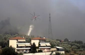 Φωτιά στη Λαμία