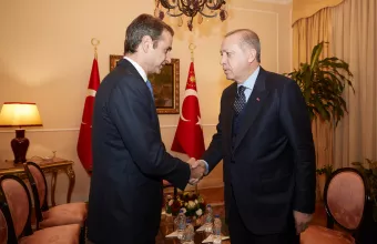 Συνάντηση Μητσοτάκη - Ερντογάν στο Βίλνιους