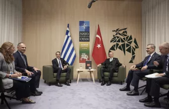 Μητσοτάκης με Ερντογάν