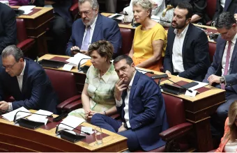 Τσίπρας- Γεροβασίλη- Φάμελλος