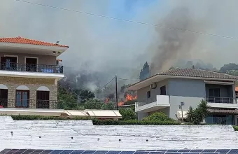 φωτια ναυπακτος 