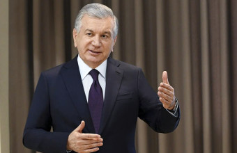 Uzbekistan's President Shavkat Mirziyoyev 