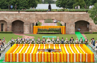 Ινδία: Στο μνημείο του Μαχάτμα Γκάντι οι ηγέτες χωρών της G20 