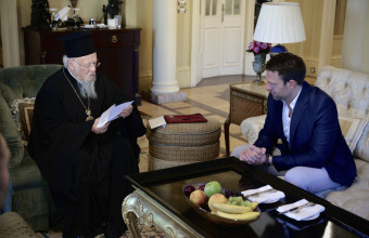 Με τον Οικουμενικό Πατριάρχη συναντήθηκε ο Κασσελάκης