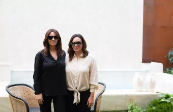 Η Μόνικα Μπελούτσι συνάντησε την Όλγα Κεφαλογιάννη