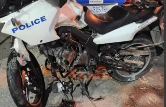 Η μηχανή που σκοτώθηκε ο αστυνομικός