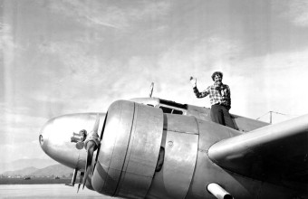 American aviatrix Amelia Earhart