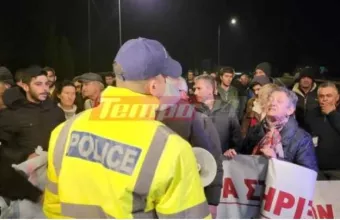 Αίγιο, ένταση με αγρότες