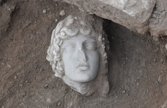 Μαρμάρινη κεφαλή του Απόλλωνα αποκαλύφθηκε στους Φιλίππους