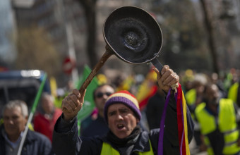 Διαδηλώσεις κατά του νόμου χορήγησης αμνηστίας στους Καταλανούς στη Μαδρίτη 
