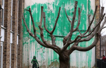 Βανδαλισαν το τελευταίο έργο του Banksy στο Λονδίνο