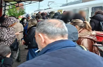 Ταλαιπωρία για τους επιβάτες του προαστιακού Θεσσαλονίκη- Λάρισα 