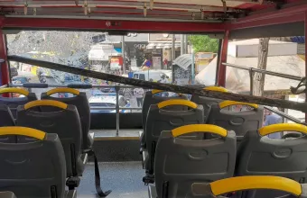 Έξι τραυματίες σε τροχαίο με τουριστικό λεωφορείο στην Πανεπιστημίου