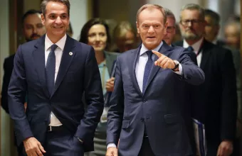 Μητσοτάκης με Τουσκ
