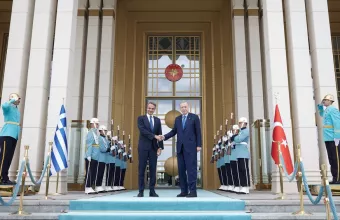 Μητσοτάκης με Ερντογάν στην Άγκυρα