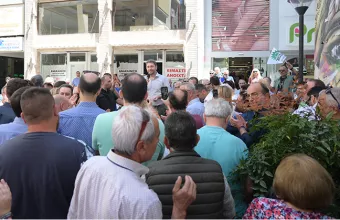 Νίκος Ανδρουλάκης στην Καβάλα