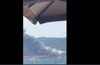 Φωτιά στο Αντίρριο