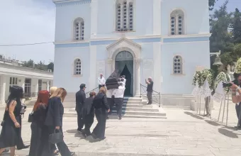 Κηδεία Δέσποινας Στυλιανοπούλου