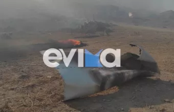 Φωτιά- Εύβοια: Έσκασε ανεμογεννήτρια