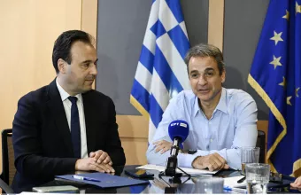 Μητσοτάκης: Επίσκεψη στο υπουργείο Ψηφιακής Διακυβέρνησης