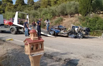 Τροχαίο στον Πύργο: Δεν αναγνωρίζονταν οι σωροί 