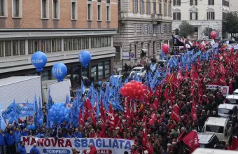 Ιταλία: Γενική απεργία κατά της κυβέρνησης Μελόνι σήμερα
