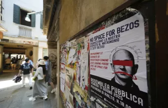 Βενετία: Επεισόδια για τον πολυτελή γάμο του Τζεφ Μπέζος με τη Σάντσεζ