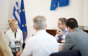 Μητσοτάκης: Συνάντηση με την αντιπρόεδρο της Meta για την ασφάλεια των παιδιών στα social 