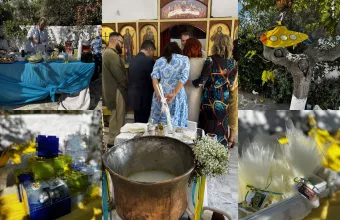 Βάφτιση γιου Πέννυ Μπαλτατζή