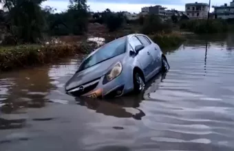 Πλημμύρισε το Μεσολόγγι