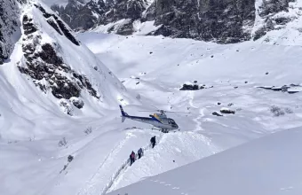 Χιονοσκεπές τοπίο Σλοβενίας