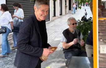 Willem Dafoe για κουλούρι στη Βουκουρεστίου