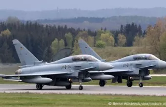 Μαχητικά Eurofighter στο έδαφος