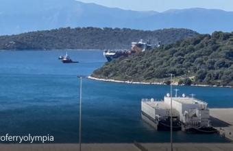 Έφτασε στο λιμάνι του Αστακού το Euroferry Olympia (video)