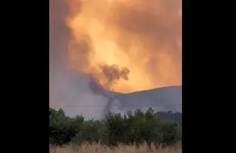 ​Λόγω των εκρήξεων η Ελληνική Αστυνομία δημιούργησε περίμετρο ασφαλείας στα 3 χιλιόμετρα