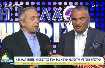 Η Ελλάδα ψηφίζει: Πρεμιέρα σήμερα με τον Χρήστο Κούτρα και τον Γιάννη Ντσούνο 