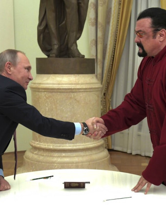 Ο Πούτιν με τον ηθοποιό 