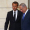 French President Emmanuel Macron and Israel's Prime Minister Benjamin Netanyahu