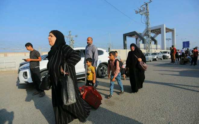 Περίπου 80.000 με 100.000 Παλαιστίνιοι της Γάζας έχουν φθάσει στην Αίγυπτο από την 7η Οκτωβρίου