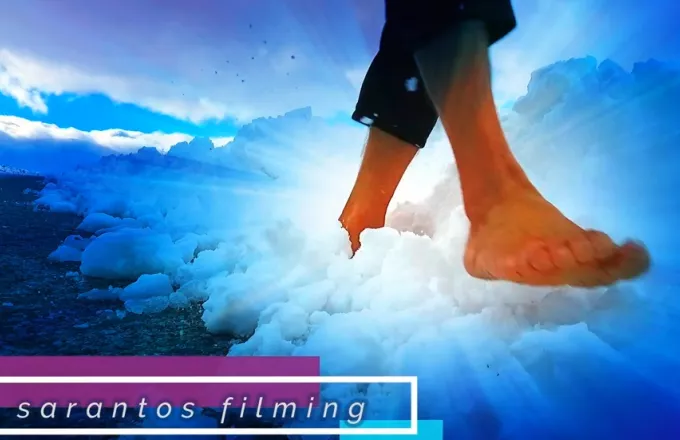 Κρητικός μαραθωνοδρόμος έτρεξε ξυπόλυτος στον χιονισμένο Ψηλορείτη (βίντεο)