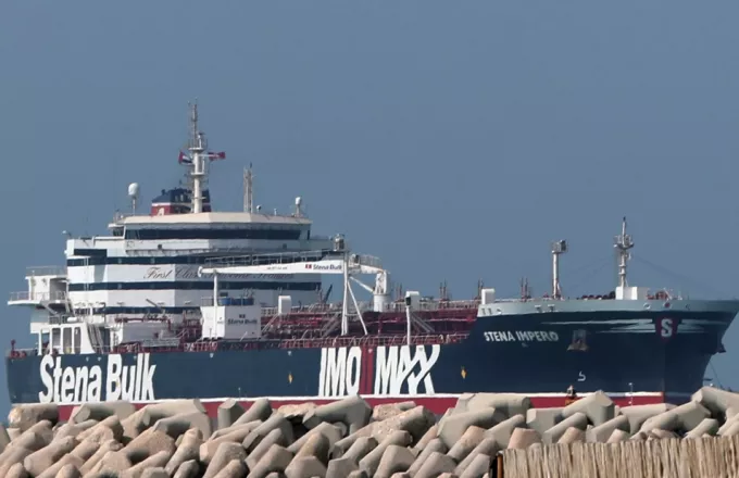 Το υπό βρετανική σημαία δεξαμενόπλοιο Stena Impero έδεσε σήμερα, στο λιμάνι Πορτ Ρασίντ 