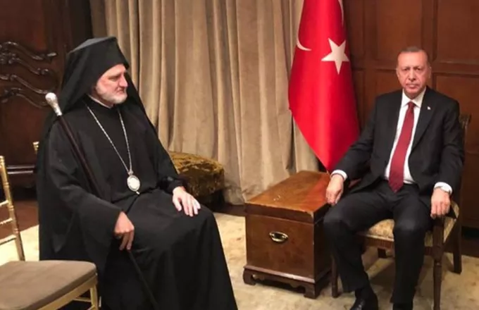 Σε καλό κλίμα η συνάντηση του Αρχιεπισκόπου Αμερικής Ελπιδοφόρου με τον Ερντογάν